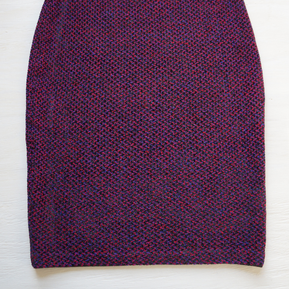 St John Knit Classic Holiday Pencil Skirt S or M